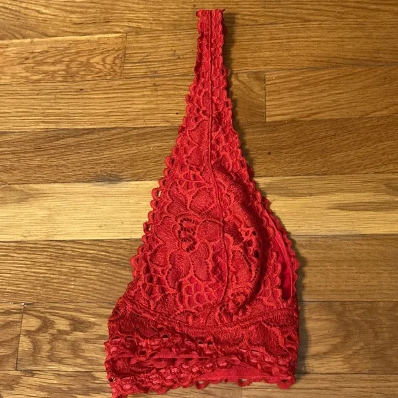Red Bralette Size Small - Picture 6 of 6